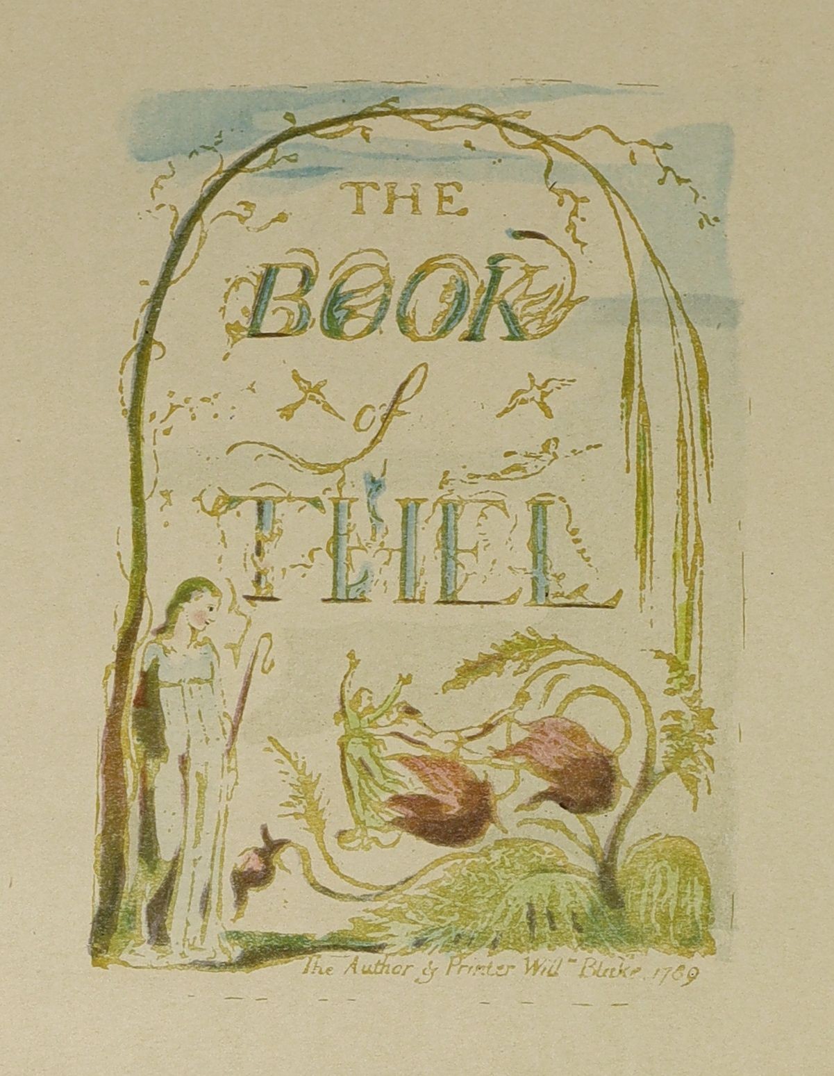Nonesuch Press 4 works - Philips, Ambrose - The Illustrations of William Blake, one of 1000, 8vo, with a portfolio of 18 extra plates in a rear pocket, 1937; Blake, William - The Book of Thel, one of 850, Victor Gollancz